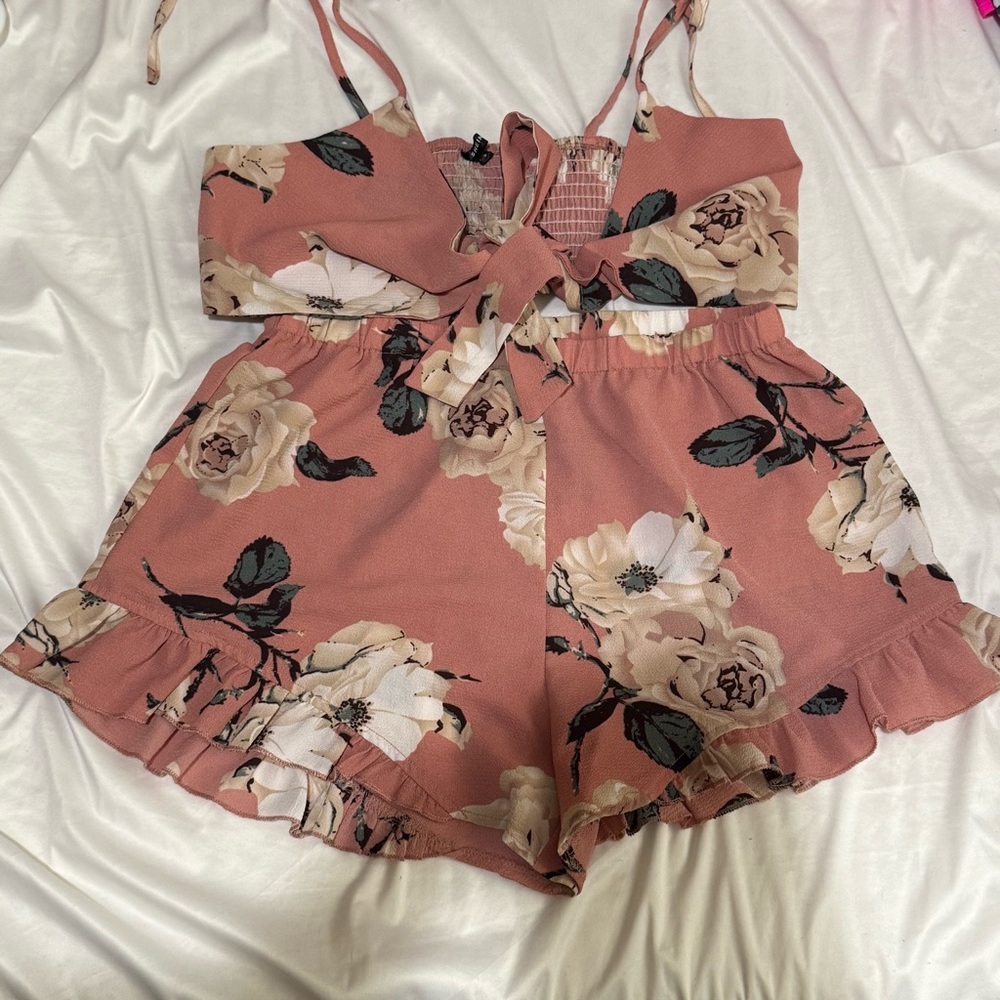 Floral Tie-Front Co-ords